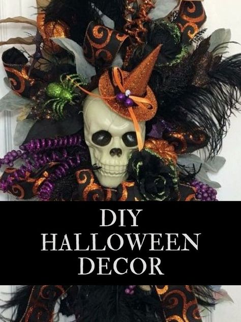 With Halloween on the way, I wanted to create a bold decoration for my front door for this Halloween season. I have boxes of various Halloween decorations, so I got out the boxes and started digging through them. I didn't want a traditional wreath, so I decided a swag was the way to go. #Halloween #decor #wreath #diydecor #frontdoor #doordecor #halloweenwreath #spooky Blood Candles, Door Decor Halloween, Diy Door Decor, Halloween Swag, Mesh Garland, Light Up Canvas, Book Art Projects, Mother Daughter Projects, Mesh Wreath Tutorial