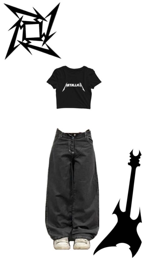 metallica shirt outfit 🎸 Metallica Shirt Outfit, Metallica Outfit, Metallica Shirt, Shirt Outfit, Metallica