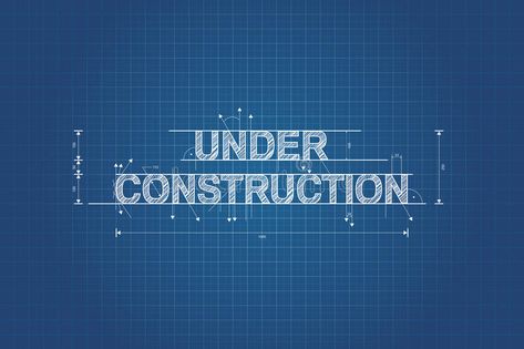 Blueprint Design Graphics, Blueprint Logo Design, Blueprint Aesthetic, Construction Graphic Design, Blueprint Logo, Construction Animation, Blueprint Background, Blueprint Construction, Under Construction Theme