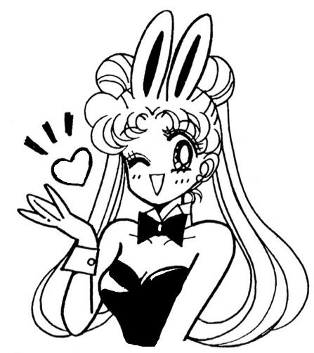 Sailor Moon Bunny, Moon Bunny, Sailor Moon, Moon, Tumblr, Hair