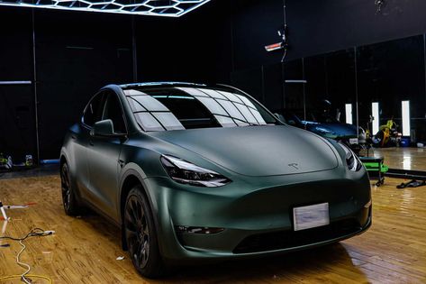 Tesla Model Y Wrap Colors, Tesla Model Y Wrap, Model 3 Wrap, Tesla Model 3 Wrap, Green Tesla, Tesla Wrap, Auto Wrap, Mercedes Benz Glc Coupe, Tesla X