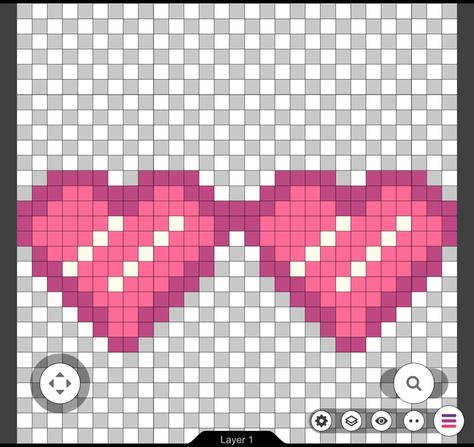 Valentines Day Pixel Art, Lips Pixel Art, Sunglasses Pixel Art, Chappell Roan Pixel Art, Pixel Sunglasses, Heart Shaped Sunglasses, Heart Sunglasses, Pixel Art Pattern, Pattern Art