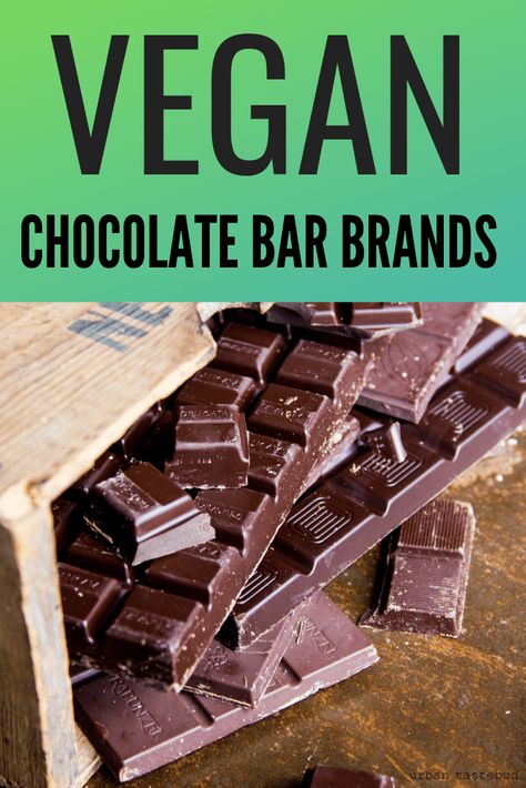 23 Best Vegan Chocolate Bar Brands - Complete List (2019) Vegan Chocolate Candy, Weird Recipes, Vegan Hacks, Vegan Fudge Recipes, Chocolate Bar Brands, Dark Chocolate Desserts, Willie Wonka, Vegan Market, Vegan Candy