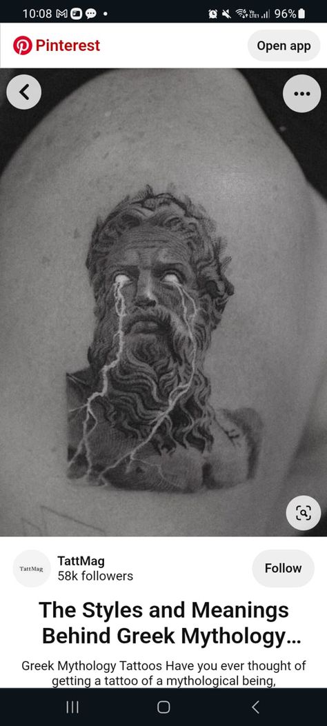 Zeus Tattoos, Zeus Tattoo Design, Apollo Tattoo, Greek God Tattoo, Lower Leg Tattoos, Zeus Tattoo, Petit Tattoo, Omerta Tattoo, Kunst Tattoos