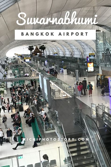 Glimpse of Suvarnabhumi Airport or Bangkok Thailand. Bangkok Airport, Bangkok Tourist, Philippine Airlines, Thailand Krabi, Memory Palace, Travel To Thailand, Thailand Shopping, Bangkok Shopping, Thailand Tourist