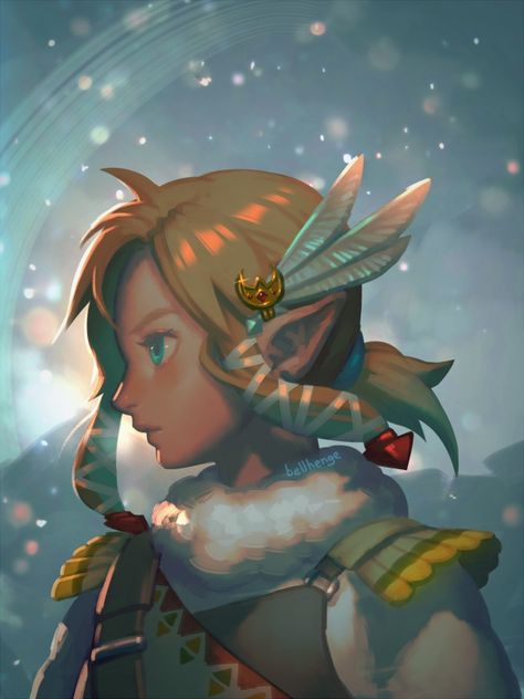 Yuga's Art Gallery: Snowquill Armor - Zelda Universe Link Fan Art, Princesa Zelda, Hyrule Warriors, Zelda Breath Of The Wild, Link Zelda, Nintendo Art, Zelda Art, Legend Of Zelda Breath, Zelda Breath