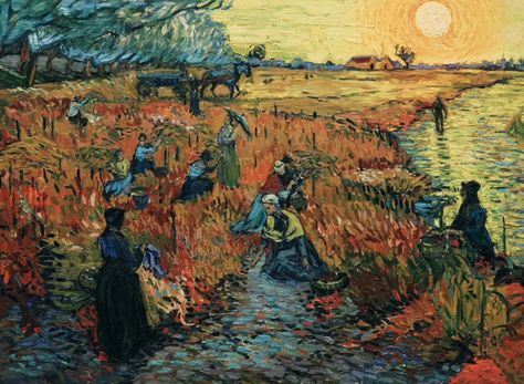 The Red Vineyard, Loving Vincent, Terrace At Night, Vincent Van Gogh Paintings, Ad Astra, Van Gogh Paintings, Vincent Van Gogh, Cinematography, Impressionism