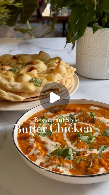 W A J I H A on Instagram Chicken Butter Masala Recipe, Butterchicken Indian Recipe, Butter Chicken Recipe Video, Chicken Butter Masala, Apple Crisp Bars Recipe, Curry Chicken Thighs, Indian Butter Chicken Recipe, Methi Chicken, Chicken Makhani