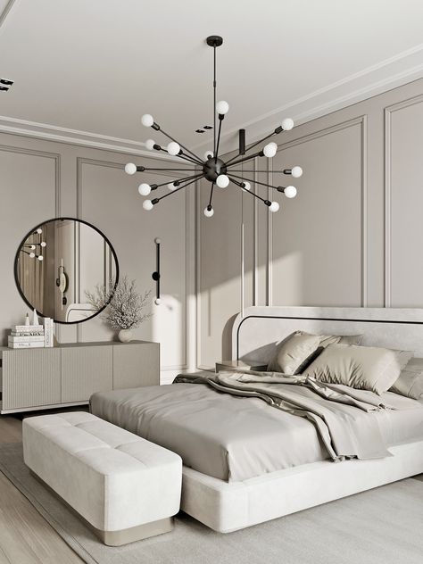 Bedroom Unique, Decor Eclectic, Modern Luxury Bedroom, Modern Bedroom Interior, Classic Bedroom, Bedroom Furniture Design, Master Bedrooms Decor, Room Ideas Bedroom, Home Room Design