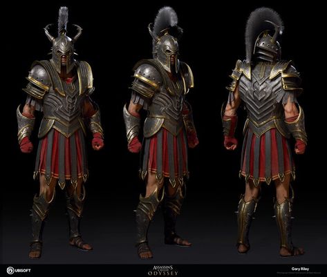 ArtStation - Myrmidon - Assassin's Creed Odyssey, Gary Riley Assassins Creed Artwork, Assassin's Creed Odyssey, Warrior Concept Art, Assassins Creed Art, Greek Warrior, Bioshock Infinite, Assassins Creed Odyssey, Grece Antique, Marvelous Designer