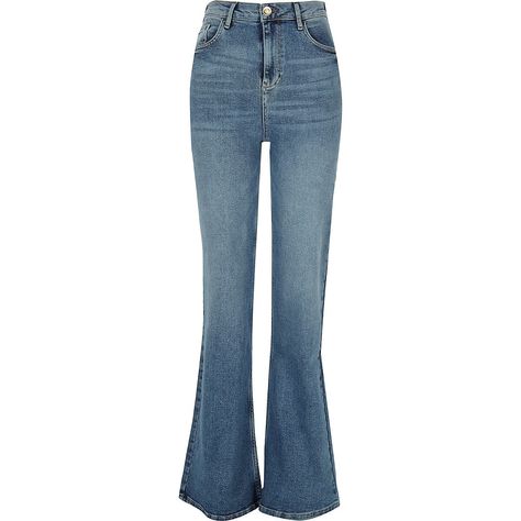 Flared Jeans Png, Obx Wardrobe, Jeans Png, Teenage Style, Super Flare Jeans, Dr Closet, Blue Flare Jeans, Amy Adams, Stylish Outfit