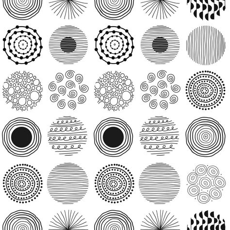 Circle Inside Circle Design, Circle Texture Patterns, Circles Drawing Ideas, Circle Designs Pattern, Circle Art Design Ideas, Circle Pattern Drawing, Circular Pattern Design Circles, Geometric Art Circle, Circular Shapes Design