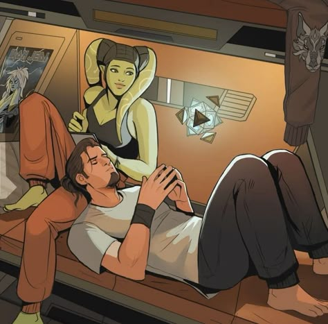 Ashoka X Rex Fanart, Star Wars Art Oc, Agent Kallus Fanart, Hera X Kanan, Kanan Jarrus Fanart, Kanera Star Wars, Kanan And Hera Fanart, Star Wars Twi'lek, Hera Rebels