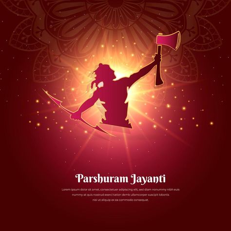 Happy Parshuram Jayanti design background with sparkling light shine. Elegant Parshuram Jayanti festival design background. Parshuram Jayanti, Sparkling Lights, Festival Design, Design Background, The Happy, Vector Free, Royalty, For Free, Clip Art