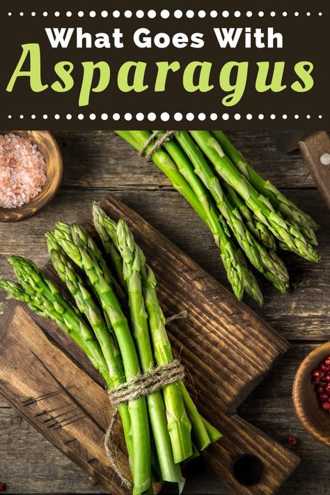 Wondering what goes with asparagus to make your dinner a meal to remember? From crab cakes to pasta, these 12 side dishes pair perfectly with asparagus. Longevity Lifestyle, Asparagus Dishes, Belgian Food, Creamy Asparagus, Asparagus Fries, Prosciutto Wrapped Asparagus, Asparagus Soup, Buttered Noodles, Big Breakfast