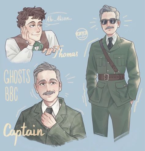 Thomas Thorne Fanart, Caphavers Fanart, Ghosts Bbc Fanart, Ghosts Fanart, Thomas Thorne, Ghosts Cbs, Ghosts Series, Ghosts Bbc, Bbc Ghosts