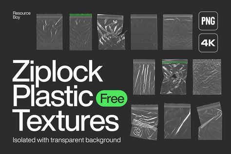 50 Ziplock Plastic Bag Textures – Free Design Resources Chrome Text, Plastic Texture, Discount Design, New Flyer, Graphic Design Assets, Typography Branding, Fire Flame, Free Textures, Graphic Design Lessons