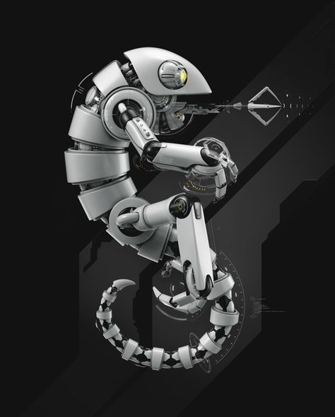 Robotic Animals, 3d Printed Robot, Mechanical Animals, Robot Animal, Cyborgs Art, Arte Robot, Steampunk Design, Alien Art, A Robot