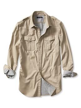 Slim-Fit Quilted Utility Shirt | Banana Republic Camping Boots, Pants For Men Casual, Men Apparel, Utility Shirt, Country Wear, Riding Pants, Rugged Style, Adventure Shirt, Casual Long Sleeve Shirts