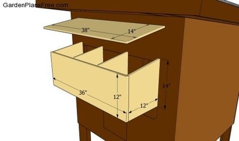 nesting boxes for chickens | Chicken Coop Plans Free | Free Garden Plans - How to build garden ... Coop Plans Free, Nesting Boxes For Chickens, Chickens Coop, Chicken Coop Plans Free, Urban Chicken Farming, Small Chicken Coops, Easy Chicken Coop, Portable Chicken Coop, Chicken Pen