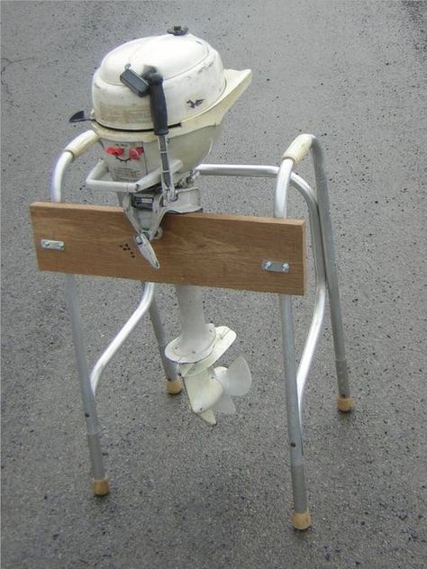 Boat Stands Diy, Boat Motor Stand Diy, Diy Outboard Motor Stand, Boat Motor Stand, Outboard Motor Stand, Boat Trailer Wiring Diagram, Boat Wiring, Boat Diy, Boat Upgrades