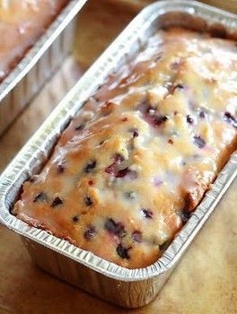 Lemon Blueberry Loaf, Resepi Roti, Recipe Developer, Blueberry Loaf, Lemon Blueberry Bread, Blueberry Bread, Blueberry Recipes, God Mat, Monkey Bread