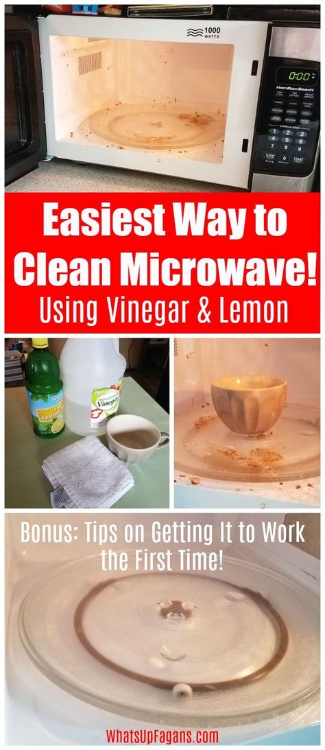 Have a gross, dirty, stained microwave oven? Use these tips on how to clean microwave with vinegar and lemon and make the cleanup even easier! Tablet Recipe, Clean Baking Pans, Cleaning Painted Walls, Glass Cooktop, Clean Microwave, Deep Cleaning Tips, Dirty Dishes, Clean Dishwasher, House Cleaning Tips