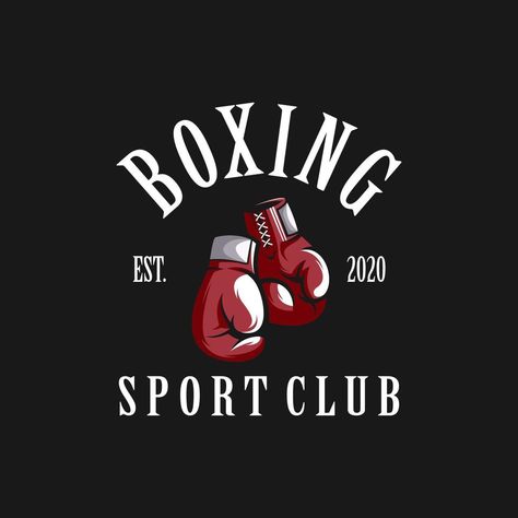 boxing logo design Boxing Logo Design, Boxing Logo, Boxing Posters, Logo Design Free, Black Art Pictures, Box Logo, Sports Clubs, Design Model, Graphic Design Logo