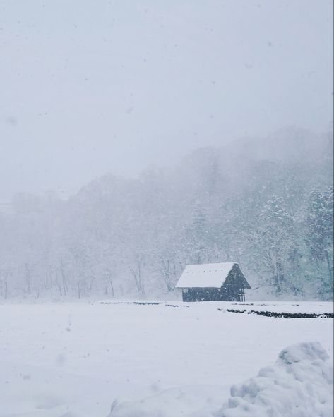 Fantasy Tundra, Isolated House, Snowy Field, Snow House, Snow Landscape, Pale White, Original Characters, Gifu, Snow Storm