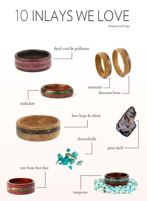 Wooden Rings Diy, Wood Rings Women, Beer Hops, Wooden Rings Engagement, Wood Jewelery, Wooden Wedding Ring, Bentwood Rings, Wood Wedding Ring, Wood Resin Jewelry