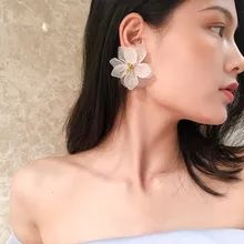 Exaggerated Baroque Retro Earring | Flower Baroque Earring Jewelry - Retro Flower - Aliexpress Girls Korean, Bridal Party Jewelry, Acrylic Flower, Earrings Big, Orange Earrings, Rings Vintage, Earring Gift, Acrylic Flowers, Party Earrings