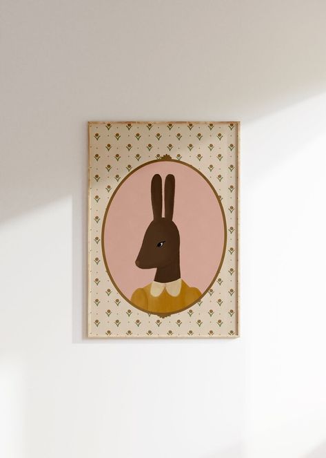 Girl's Room Vintage Print Grandmilennial Art Bunny Nursery Print Pastel Vintage Floral Nursery Wall Art Rabbit Vintage Nursery Decor Girl - Etsy Vintage Floral Nursery, Aesthetic Nursery, Girls Room Paint, Farm Nursery Decor, Rabbit Vintage, Art Rabbit, Vintage Nursery Decor, Pastel Vintage, Bunny Nursery