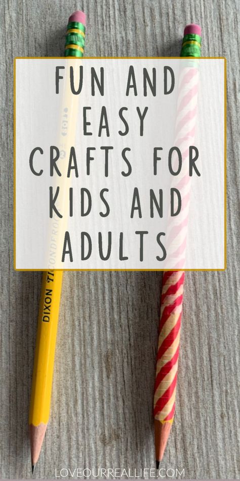 Fun and Easy Crafts for Kids and Adults. Looking for cheap crafts when you are bored? These easy crafts are good for the entire family and most can be completed with supplies you already have at home! Easy Crafts For College Students, Easy Crafts To Make At Home, Diy Fall Decor Dollar Store, Quick Easy Crafts, Retirement Hobbies, Crafts To Do At Home, Diy Crafts Easy At Home, Simple Diys, Fun And Easy Crafts