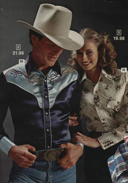 1979 Mens Fashion, 80s Cowboy Fashion, 70s Cowboy Fashion, Midland Fashion, Elevated Cowboy, Intergalactic Party, 70s Western Fashion, 1970s Cowboy, Country Disco