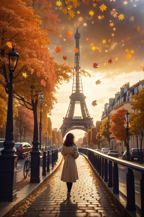 Paris Anime Aesthetic, Paris In Fall Aesthetic, Efel Paris, Paris Lockscreen, Eiffel Tower Fall, Photoshop Art Ideas, Eiffel Tower Aesthetic, Eiffel Tower Photography, French Aesthetic