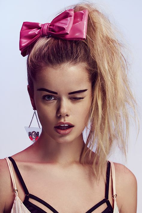 Nasty Gal Lookbook 80s Prom Hairstyles, 80s Prom Hair, Prom Campaign, Tacky Prom, Alternative Prom, Mom Prom, 80's Prom, 80's Hairstyle, Look 80s