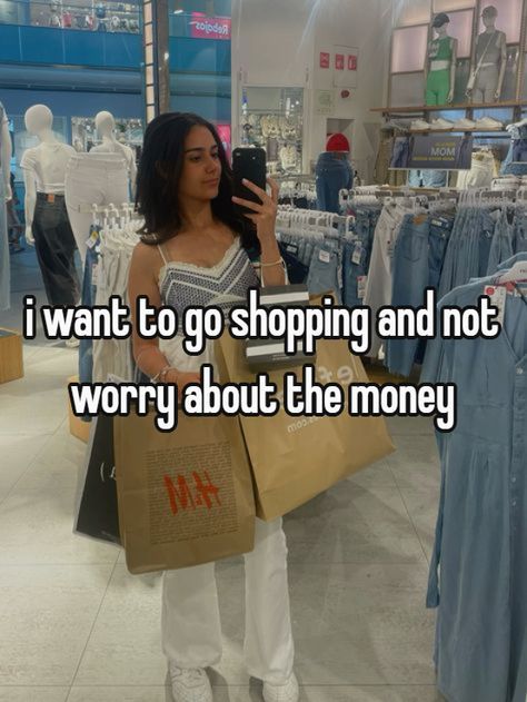 Rich Girl Shopping, Funny Whispers, Girlhood Whisper, Girl Shopping, Relatable Whispers, Careless Whisper, Relatable Stuff, Hashtag Relatable, Relatable Post Funny