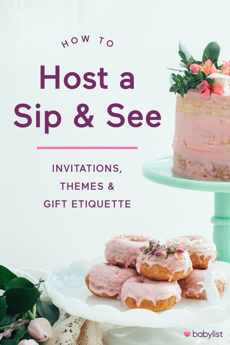 Sip And See Tea Party, Soiree Ideas, Traditional Baby Shower, Sip N See, Best Baby Registry, Not Your Baby, Sip And See, Energy Snacks, Simple Baby Shower