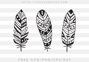 Feather Svg, Caluya Design, Flower Templates Printable, Cricut Svg Files Free, Split Monogram, Image Svg, Boho Feathers, Cricut Explore Air, Cricut Craft Room