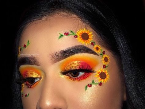 Fantasy Make-up, Make Up Designs, Drag Make-up, Makeup 2018, Flower Makeup, Makeup Eye Looks, Creative Eye Makeup, Crazy Makeup, Creative Makeup Looks