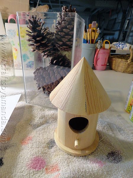 Make a Fairy House out of wooden bird house: Fairy Garden Christmas, Make A Fairy House, Patio Paint, Fairy House Ideas, Make A Fairy Garden, Glitter Rocks, Coral Sunset, Make A Fairy, E6000 Glue