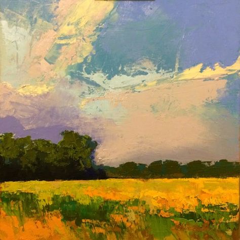 Mary Gilkerson: Paintings: Mary Gilkerson Amazing Artists, Contemporary Landscape Painting, Landscape Paintings Acrylic, Landscape Art Painting, Landscape Artwork, Daily Painting, Cloud Painting, Abstract Art Landscape, Abstract Landscape Painting