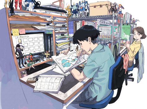 Perspective Drawing Lessons, Arte 8 Bits, Perspective Art, 캐릭터 드로잉, Turning Point, Art Et Illustration, A Desk, Art Studies, An Anime