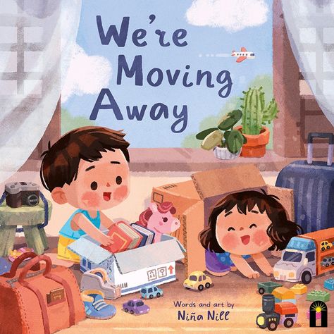 CBCA Moving To A New Country, Childrens Book Cover, Book Illustration Design, Story Books Illustrations, Illustration Art Kids, Make A List, Book Creator, We're Moving, Book Cover Illustration