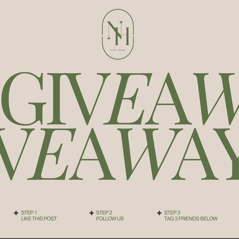 Just few easy steps to win our giveaway: 1️⃣ Like this post 2️⃣ Follow our instagram page @nurihome_ 3️⃣ Tag 3 friends or more in the comment 5 lucky winners will be chosen to receive MISTERIOUS GIFT 🤩 Giveaway ends on 28th May 2024. Winners will be announced on 29th May 2024. Good luck to everyone participating🫶🏻 #nurihomegiveaway #maygiveaway #giveaway #kotakinabalugiveaway #sabahgiveaway Giveaway Aesthetic Post, Giveaway Aesthetic, Instagram Giveaway Posts, Jeremiah 2911, Luxury Graphic Design, Giveaway Announcement, Giveaway Graphic, Giveaway Post, Prize Giveaway