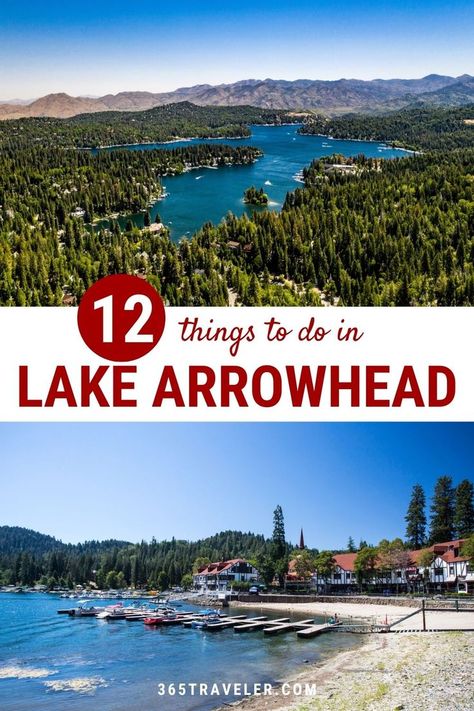 Lake Arrowhead California Things To Do, Lake Arrowhead California, Tranquil Nature, Lake Retreat, Camp Lake, Lake Arrowhead, Lake Landscape, Romantic Getaway, Take A Hike