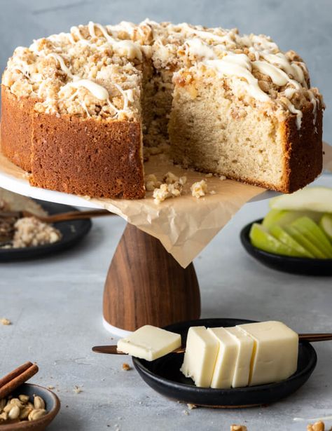 Danish Creamery : Apple Cardamom Cake Danish Creamery Recipes, Butternut Squash Cake, Apple Cardamom, Danish Cake, Squash Cakes, Caramelized Apples, Cardamom Cake, Caramelised Apples, Apple Cake Recipes