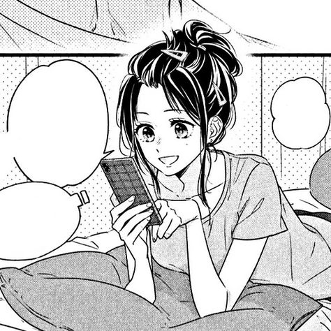 Manga Icons Shoujo, Anime Female Manga Icon, Shojo Manga Icon, Pretty Manga Panels, Manga Icons Girl, Shoujo Icons, Shy Character, Manga Smile, Happy Manga