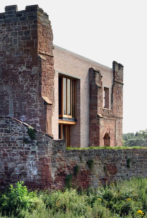 Astley Castle renovation by Witherford Watson Mann Parasite Architecture, Architecture Atmosphere, Architecture Museum, Architecture Renovation, Home Designs Exterior, English Castles, Modern House Exterior Colors, Design Exterior, Architecture Old