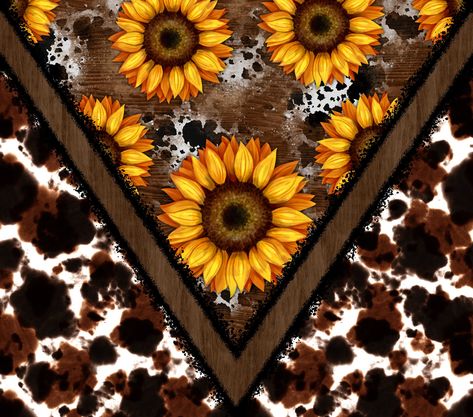 Western cow print and Sunflower Ready to Press Sublimation Tumbler Transfer.  THIS IS NOT A DIGITAL FILE! This transfer is for a 20oz SKINNY STRAIGHT TUMBLER. This is a sublimation transfer ONLY. You will receive a ready to press sublimation transfer. This is NOT a digital file and does NOT come with the Tumbler. SUBLIMATION MUST KNOW: * Sublimation does NOT work on average stainless tumblers, it must be a SUBLIMATION tumbler ONLY *Each transfer can only be used ONCE * Image color may vary sligh Tumbler Cups Personalized, Cow Print Wallpaper, Country Girl Life, Western Sunflower, Sublimation Ideas Projects Inspiration, Sunflower Wallpaper, Custom Tumbler Cups, Tumbler Cups Diy, Cup Wrap